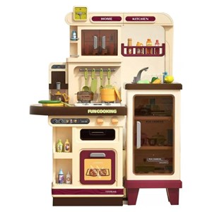 ست اسباب بازی آشپزخانه سایز بزرگ موزیکال و چراغدار 57 قطعه_اسباب بازی