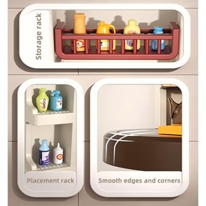 ست اسباب بازی آشپزخانه سایز بزرگ موزیکال و چراغدار 57 قطعه_اسباب بازی