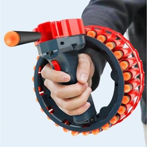 تفنگ اسباب بازی شارژی تیر ابری قابلیت شلیک رگباری GROWLER