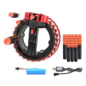 تفنگ اسباب بازی شارژی تیر ابری قابلیت شلیک رگباری GROWLER