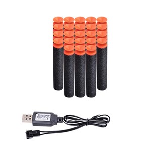 تفنگ اسباب بازی شارژی تیر ابری قابلیت شلیک رگباری GROWLER