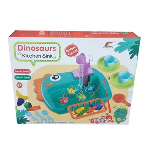 اسباب بازی سینک ظرفشویی و قلاب ماهیگیری رنگ سبز_اسباب بازی