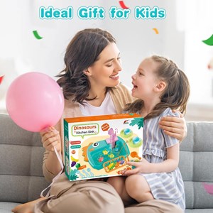 اسباب بازی سینک ظرفشویی و قلاب ماهیگیری رنگ سبز_اسباب بازی