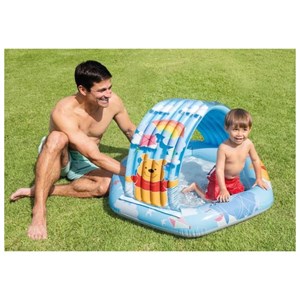 استخر بادی کودک اینتکس intex سایبان دار مدل خرس پو 58415_اسباب بازی