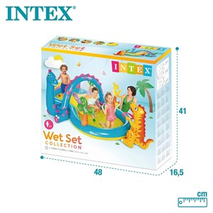استخر و پارک آبی کودک اینتکس intex مدل دینو کد 57135_اسباب بازی