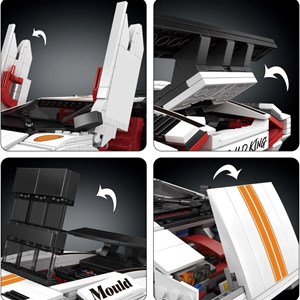 لگو تکنیک ماشین لامبورگینی 1495 قطعه مدل Mould King 10045 Lambo-Coutach_اسباب بازی