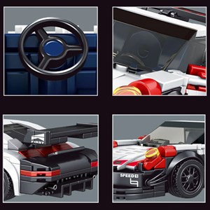 لگو تکنیک ماشین پورشه 349 قطعه مدل Mould King 27010 Porsche 911 Sports Car_اسباب بازی
