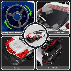 لگو تکنیک ماشین پورشه 349 قطعه مدل Mould King 27010 Porsche 911 Sports Car_اسباب بازی