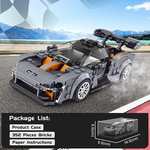 لگو تکنیک ماشین مسابقه مک لارن سننا 352 قطعه مدل Mould King Senna Car Model Building Set 27008_اسباب بازی