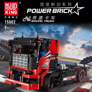 لگو تکنیک کامیون مسابقهای کنترلی 570 قطعه مدل MOULD KING 15002 Race Truck_اسباب بازی