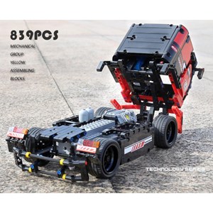 لگو تکنیک کامیون مسابقهای کنترلی 570 قطعه مدل MOULD KING 15002 Race Truck_اسباب بازی