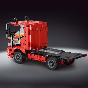 لگو تکنیک کامیون حمل و نقل کنترلی 577 قطعه مدل MOULD KING 15003 RC Transport Truck Remote Contro_اسباب بازی