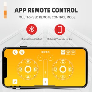 لگو تکنیک کامیون حمل و نقل کنترلی 577 قطعه مدل MOULD KING 15003 RC Transport Truck Remote Contro_اسباب بازی