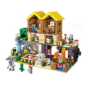 لگو ماینکرافت روستای کریپر با ساکنان 1415 قطعه مدل Minecraft My World 7132_اسباب بازی