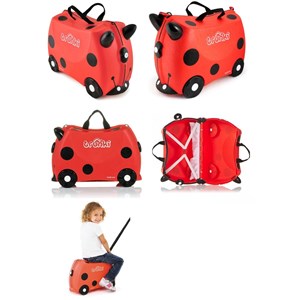چمدان سواری کودک با ظرفیت 18 لیتر طرح کفشدوزک مدل 0092 Trunki 18L_اسباب بازی