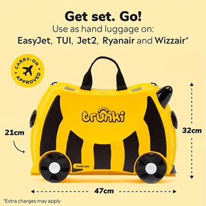 چمدان سواری کودک با ظرفیت 18 لیتر طرح زنبور مدل 0044 Trunki 18L_اسباب بازی