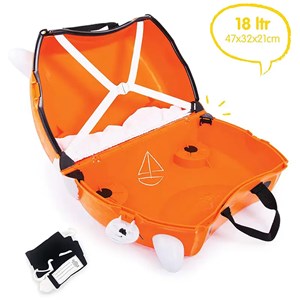 چمدان سواری کودک با ظرفیت 18 لیتر طرح ببر نارنجی مدل 0085 Trunki 18L_اسباب بازی