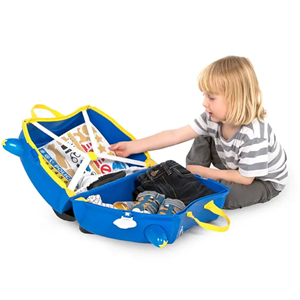 چمدان سواری کودک با ظرفیت 18 لیتر طرح ماشین پلیس مدل 00323 Trunki 18L_اسباب بازی