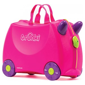 چمدان سواری کودک با ظرفیت 18 لیتر طرح صورتی مدل 0061 Trunki 18L_اسباب بازی