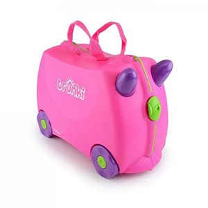چمدان سواری کودک با ظرفیت 18 لیتر طرح صورتی مدل 0061 Trunki 18L_اسباب بازی