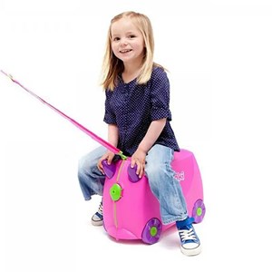 چمدان سواری کودک با ظرفیت 18 لیتر طرح صورتی مدل 0061 Trunki 18L_اسباب بازی