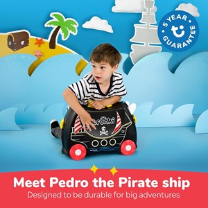 چمدان سواری کودک با ظرفیت 18 لیتر طرح کشتی دزد دریایی مدل 00312 Trunki 18L_اسباب بازی