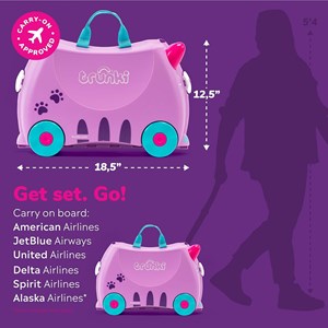 چمدان سواری کودک با ظرفیت 18 لیتر طرح گربه مدل 00322 Trunki 18L_اسباب بازی