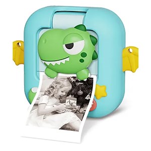 دوربین عکاسی و فیلمبرداری دیجیتال کودک با چاپ فوری حرارتی طرح دایناسور مدل M9_اسباب بازی