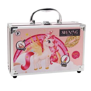 کیف لوازم آرایشی پریمیوم یونیکورن مدل Premium Unicorn Makeup Beauty Box B290_اسباب بازی