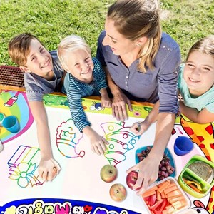 سفره نقاشی جادویی با قابلیت رنگ آمیزی با آب مدل 52_1022 Magic Water Drawing Mat for Painting and Doodling_اسباب بازی