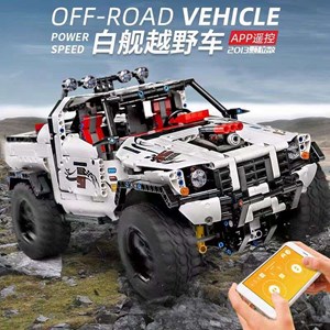 لگو تکنیک ماشین آفرود با کنترل و اپلیکیشن 2013 قطعه مدل Mould King 18005 RC Off-Road_اسباب بازی