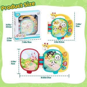 اسباب بازی کتاب موزیکال و آموزشی طرح زرافه_اسباب بازی