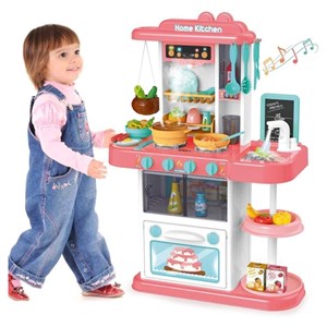 ست اسباب بازی آشپزخانه بزرگ 43 تکه با بخار و سینک مدل Mist Kitchen_اسباب بازی