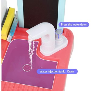 ست اسباب بازی آشپزخانه بزرگ 43 تکه با بخار و سینک مدل Mist Kitchen_اسباب بازی