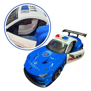 ماشین کنترلی شارژی پلیس با درب های بازشو مقیاس 1:16مدل Carrinho Policia Controle Remot 308_اسباب بازی