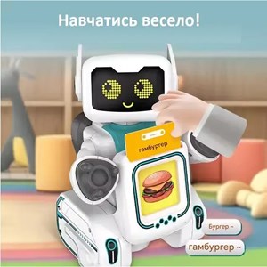 ربات اسباب بازی کنترلی تعاملی رقصنده با فلش کارت‌های سخنگو مدل Remote Control Robot Toys 44_اسباب بازی