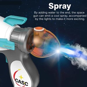 تفنگ اسباب بازی موزیکال فضانورد دودزا همراه با پروژکتور مدل Toy Gun with Mist Spray 922_اسباب بازی
