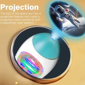 تفنگ اسباب بازی موزیکال فضانورد دودزا همراه با پروژکتور مدل Toy Gun with Mist Spray 922_اسباب بازی