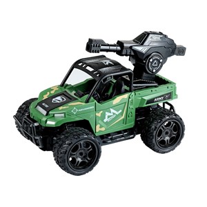 ماشین کنترلی جنگی آفرود با پرتاب تیر ژله‌ای مقیاس 1:16_اسباب بازی