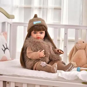 عروسک سیلیکونی دختر بچه 55 سانتی مدل Shiksha Mart_اسباب بازی