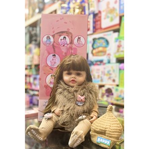 عروسک سیلیکونی دختر بچه 55 سانتی مدل Shiksha Mart_اسباب بازی