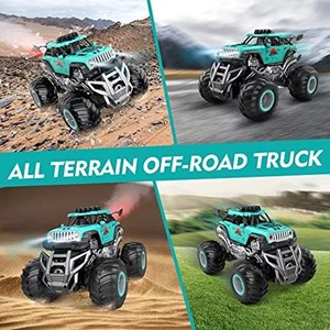 ماشین کنترلی آفرود دودزا مدل کامیون هیولا_اسباب بازی