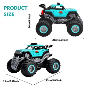 ماشین کنترلی آفرود دودزا مدل کامیون هیولا_اسباب بازی