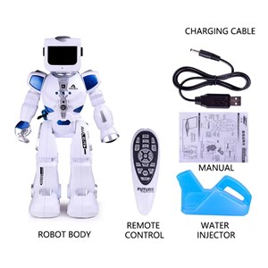 ربات اسباب‌بازی کنترلی شارژی هوشمند 37 سانتی حرکت با نیروی آب_اسباب بازی