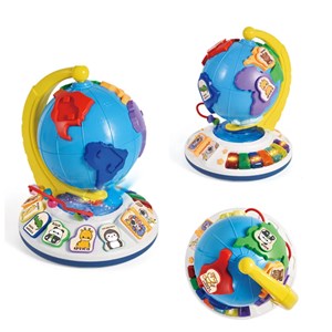 اسباب بازی کره زمین موزیکال قاره‌ها و حیوانات_اسباب بازی