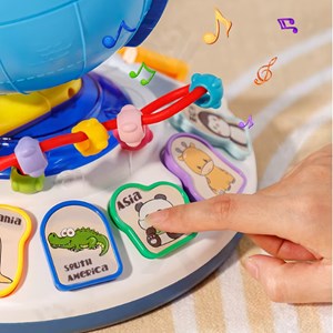 اسباب بازی کره زمین موزیکال قاره‌ها و حیوانات_اسباب بازی