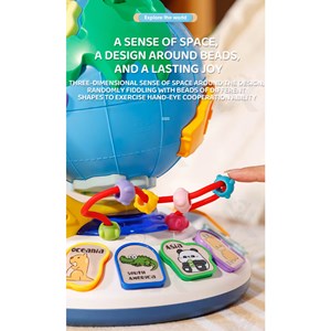 اسباب بازی کره زمین موزیکال قاره‌ها و حیوانات_اسباب بازی