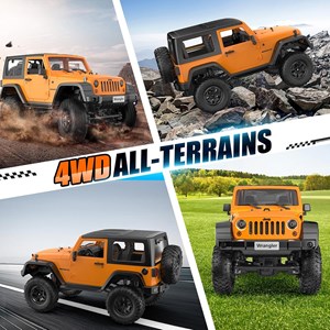 ماشین کنترلی جیپ آفرود مقیاس 1:14 مدل Jeep Wrangler DOUBLE E_اسباب بازی