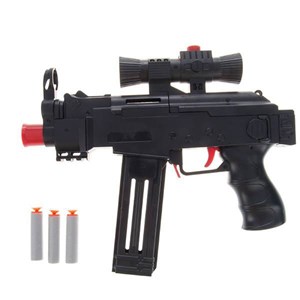 تفنگ اسباب بازی مسلسل تیر ژله ای و تیر اسفنجی مدل Assault Submachine Gun No:AK46