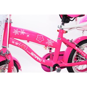 دوچرخه شهری کودک سایز 12 رنگ سرخابی طرح فروزن مدل اسمارت Smart_اسباب بازی